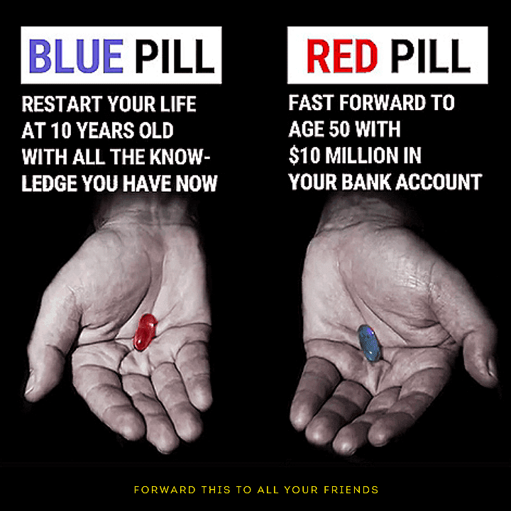 Pilule bleue ou rouge ?