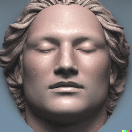 DALL·E 2022-08-23 15.20.19 - A 3D render of the face of god