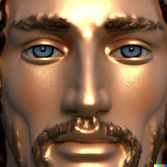 DALL·E 2022-08-23 15.20.12 - A 3D render of the face of god