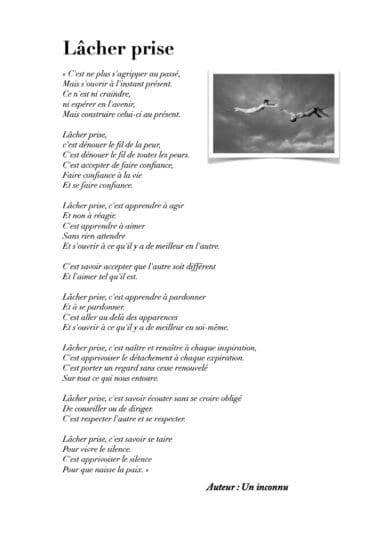 Lâcher prise