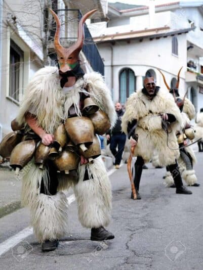 Traditional masks of Sardinia.